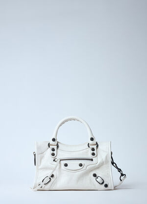 Balenciaga Mini Le City Handbag White bal0259033