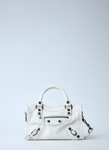Balenciaga Mini Le City Handbag White bal0259033