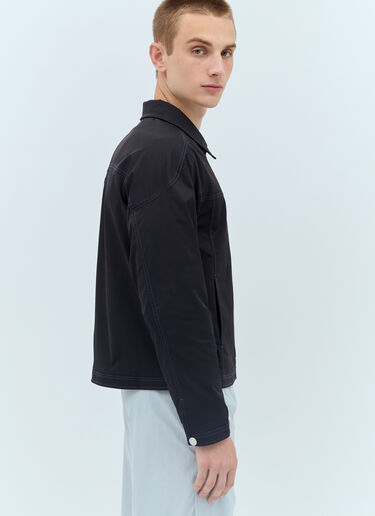 AFFXWRKS Topstitched Zip-Up Jacket Black afx0156002