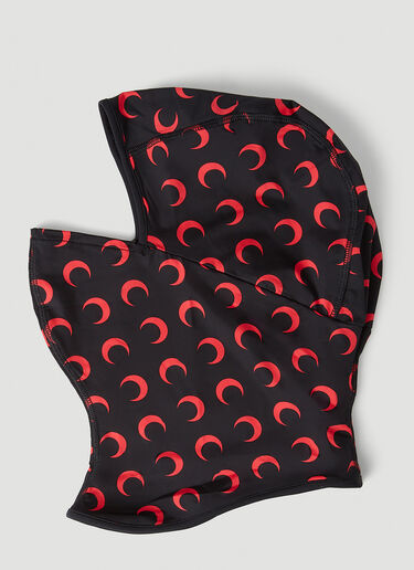 Marine Serre All Over Moon Balaclava Mask  Black mrs0346008