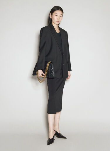 Medium Crush Chain Shoulder Bag Balenciaga Medium Crush Chain Shoulder Bag Black bal0255050