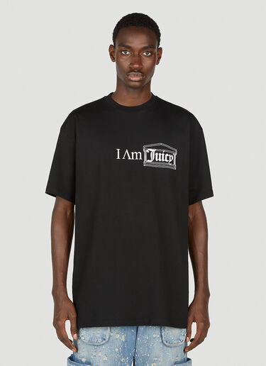 Aries x Juicy Couture I Am Juicy T-Shirt Black ajy0352008