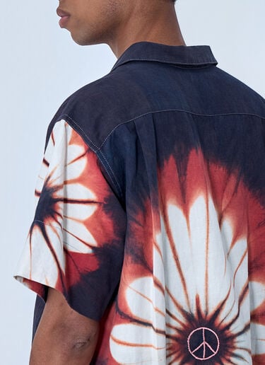 Story MFG Short-Sleeve Button-Down Shirt Blue str0164004