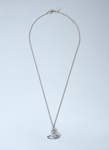 Vivienne Westwood Agnatha Bas Relief Pendant Necklace Silver vvw0264039