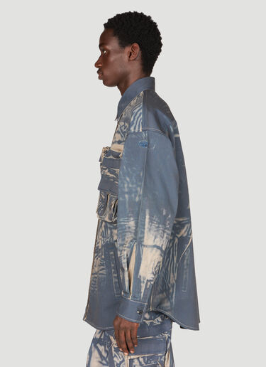 Diesel S-Cadd Cargo Shirt Blue dsl0155003