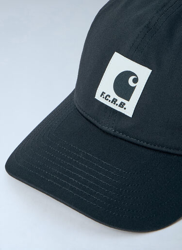 Carhartt WIP x F.C.Real Bristol Logo Patch Baseball Cap Black wip0364007