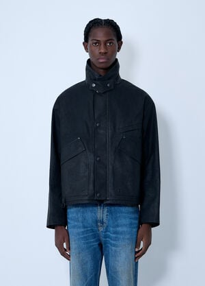 Lemaire Short Rain Jacket Black lem0162003
