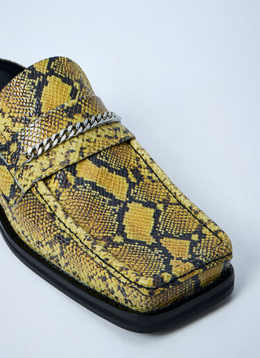 Martine Rose Loafer Mules Yellow mtr0159016