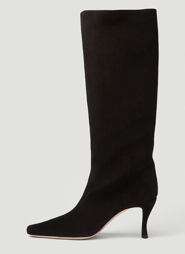 BY FAR Stevie 42 Suede Boots Black byf0245024