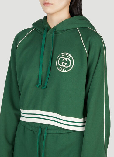 Gucci Interlocking G Tracksuit Hooded Sweatshirt Green guc0253071