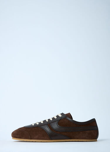 Dries Van Noten Suede Sneakers Dark Brown dvn0160032