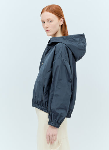 Max Mara Short Parka Jacket Blue max0255056