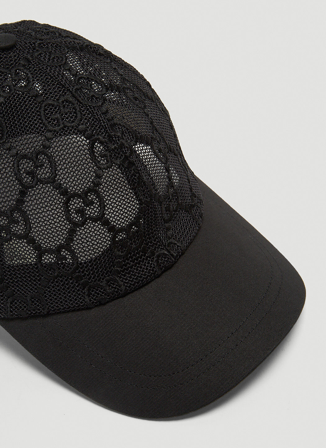 Gucci Women s GG Mesh Hat in Black LN CC