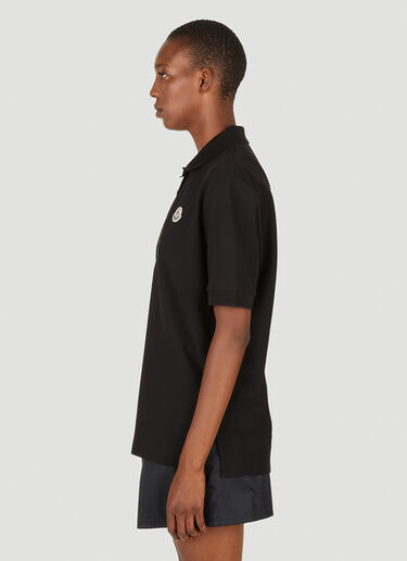 Moncler ロゴパッチポロシャツ ブラック mon0249017