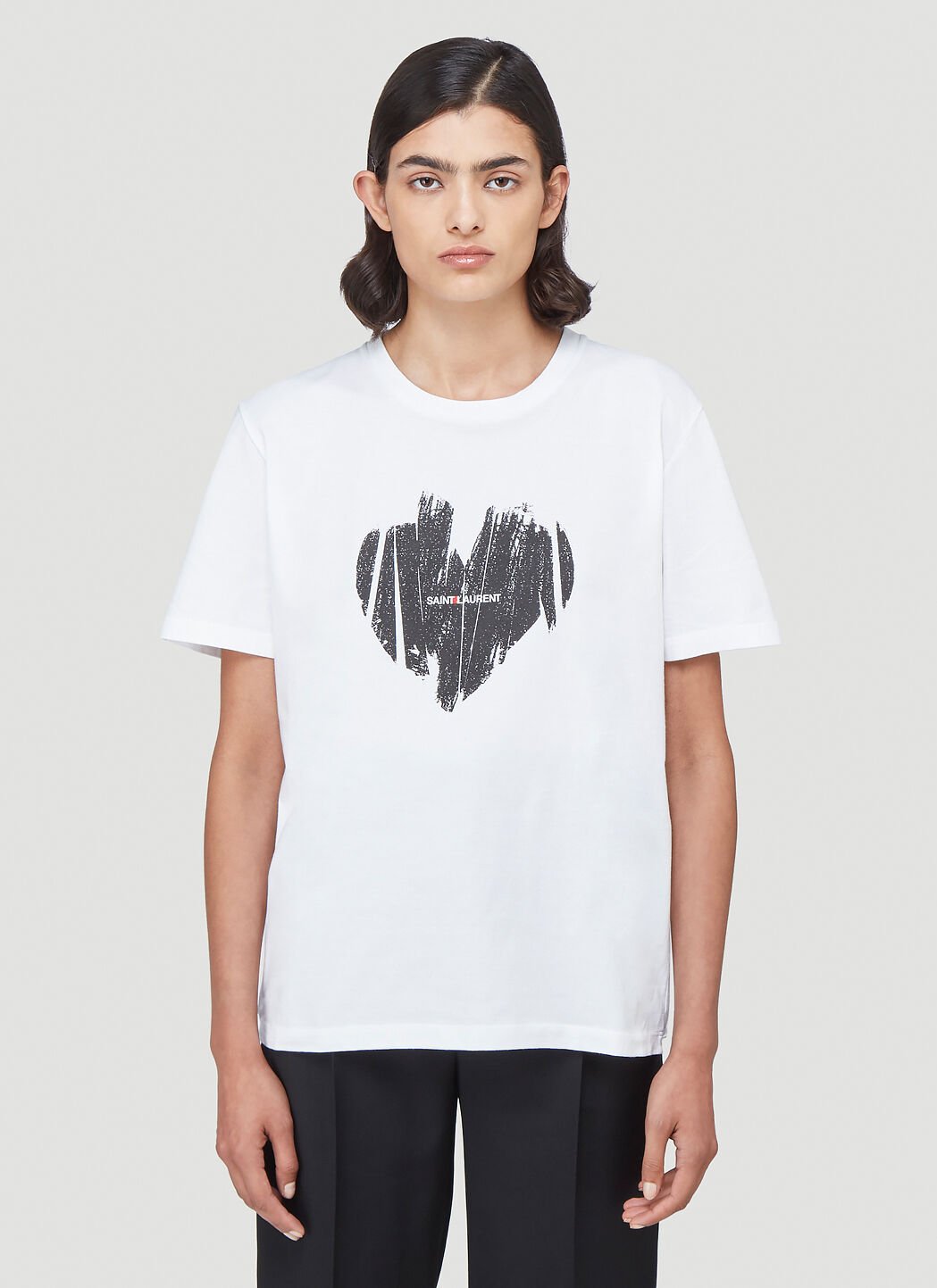 Maison Margiela Logo-Print T-Shirt White mla0239014