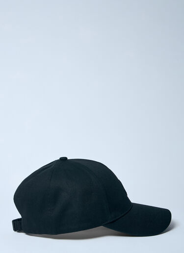 Moncler Logo Patch Baseball Cap Black mon0159055