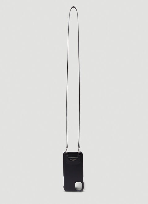 Bottega Veneta iPhone 11 Pro Crossbody Case Black bov0148151