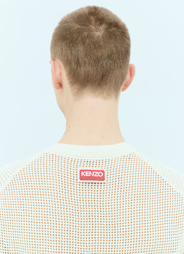 Kenzo Fruit Stickers Knit Vest White knz0156011