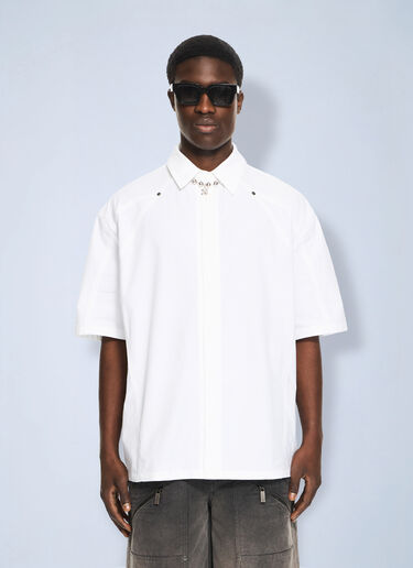 LN-CC® - Off-White: Owr Popl Sporty Bowl Shirt - Green Off-White Owr Popl Sporty Bowl Shirt Green ofw0164196