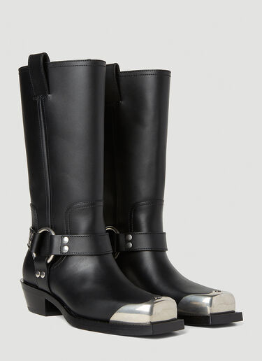 Gucci Harness Boots Black guc0152083