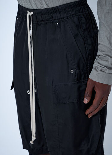 LN-CC® - Rick Owens: Cargobela Shorts - Black Rick Owens Cargobela Shorts Black ric0165069