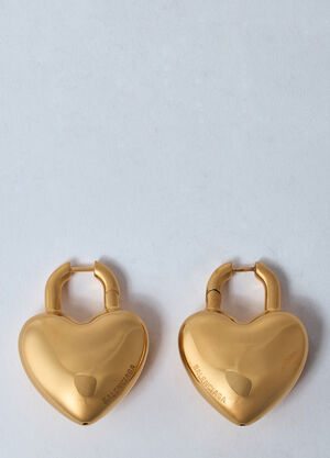 Balenciaga XL Minnie Earrings Gold bal0259060