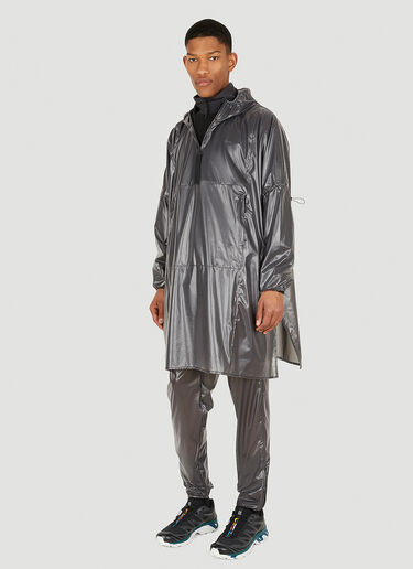 Rains Long Ultralight Anorak Jacket Black rai0348020