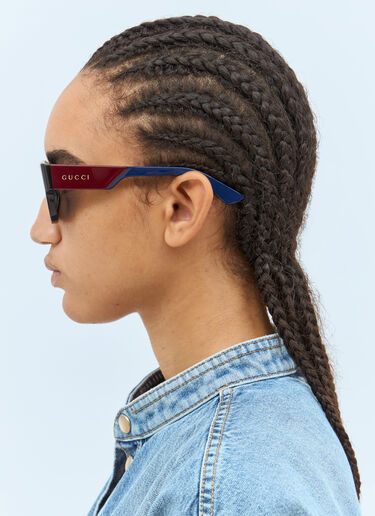 Rectangular Frame Sunglasses Gucci Rectangular Frame Sunglasses Brown gus0357003