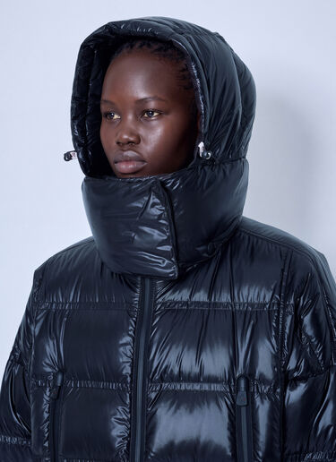 Moncler Grenoble Rochelairs Hooded Long Down Jacket Black mog0265007