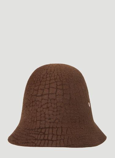 Flapper Renata 钟形帽 棕 fla0245009