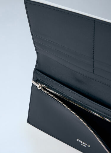 Balenciaga Passport Long Wallet 1 Ticket Black bal0163028
