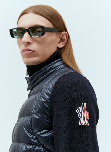 中綿入りウールカーディガン Moncler Grenoble 中綿入りウールカーディガン ネイビー mog0153015