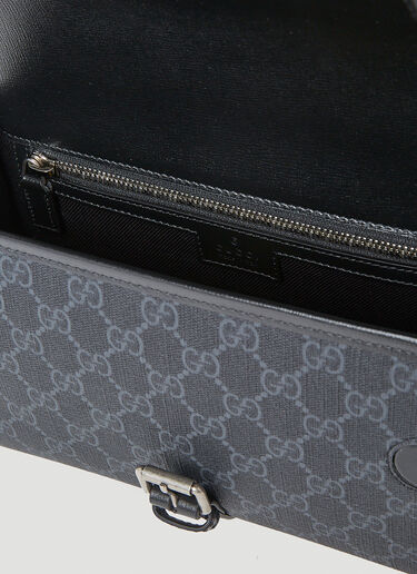 Gucci GG 斜挎邮差包 黑色 guc0153121