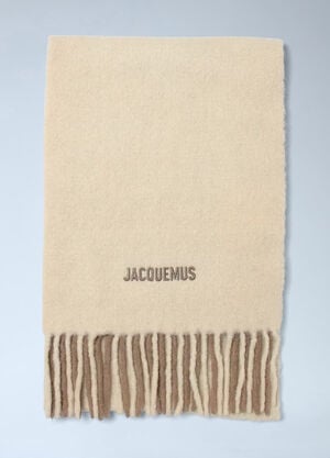 Jacquemus L'Echarpe Moisson スカーフ ベージュ jac0358002