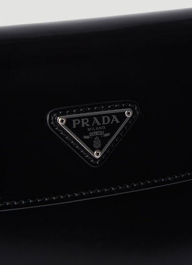 Prada Cleo Flap Shoulder Bag Black pra0245075