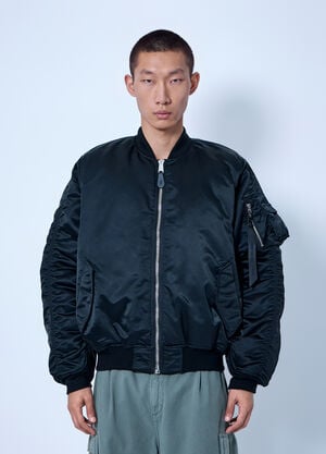 Alpha Industries MA-1 UV Oversidez Bomber Jacket Black alp0366005