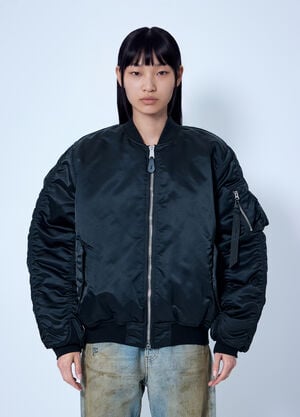 Alpha Industries MA-1 UV Oversidez Bomber Jacket Black alp0366005