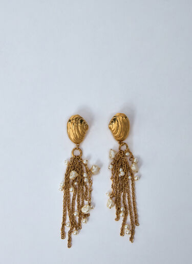 Chloé 贝壳耳环  金色 chl0260044