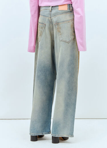 Acne Studios Distressed Super Baggy Jeans Blue acn0257004