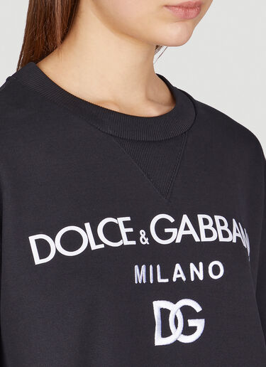 Dolce & Gabbana ロゴスウェットシャツ ブラック dol0249018
