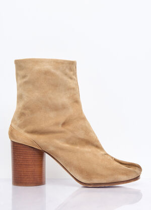 Maison Margiela Tabi Suede Ankle Boots Grey mla0259009
