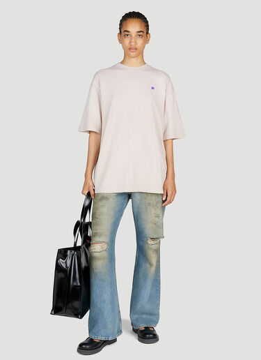 Acne Studios 方脸贴饰 T 恤 米色 acn0253021