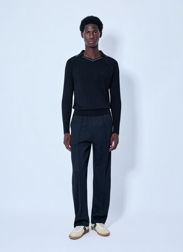 LN-CC® - Wales Bonner: Form Track Pants - Black Wales Bonner Form Track Pants Black wbn0166004