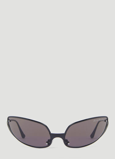 Acne Studios Oval Frame Sunglasses Black cns0354002
