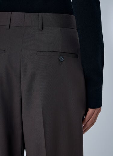 TOTEME Pleated Pants Brown tot0263021