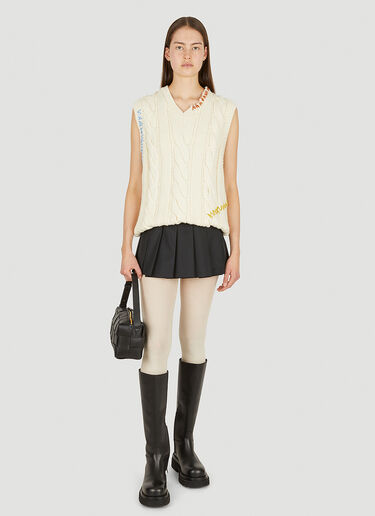 Intarsia Tights Durazzi Milano Intarsia Tights Cream drz0250036