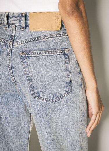 MM6 Maison Margiela Inside-Out Jeans Blue mmm0257008