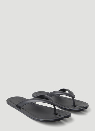 Maison Margiela Tabi Toe Flip Flop Sandals Black mla0248031