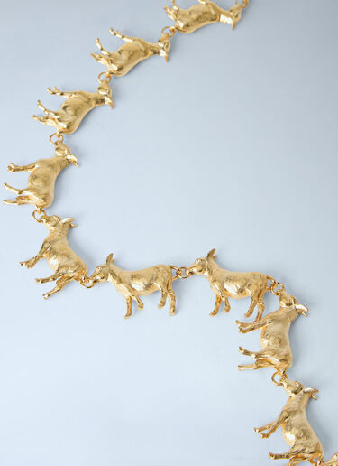 Jacquemus The Ânes Necklace Gold jac0264031
