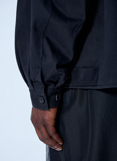 LN-CC® - ssstein: Sulfur Dyed Brush Chino Zip Jacket - Black ssstein Sulfur Dyed Brush Chino Zip Jacket Black sss0164004